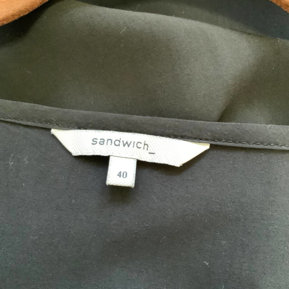 SANDWICH Animal Print Long Sleeve Tunic T-Shirt Blouse Round Neck Pullover 40=L - Picture 4 of 6